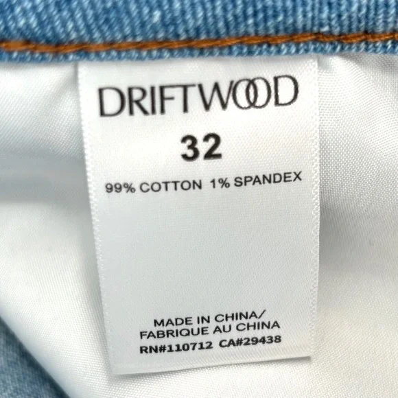 NWT Driftwood Serena Denim Maxi Skirt Sz 32 Blue Pink Eyelet Embroidered Slit‎ - Picture 5 of 14